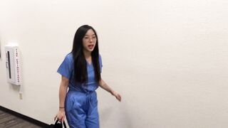 Asian milf seduced by pervy doctor for amateur sex tape