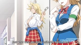 Hentai video: Busty MILF seduces and initiates young college virgins