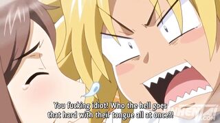 Hentai video: Busty MILF seduces and initiates young college virgins