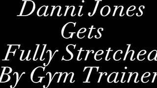Danni Jones enjoys intense workout with her personal trainer