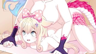 Hentai video featuring a famous idol with a futanari fetish and cum play